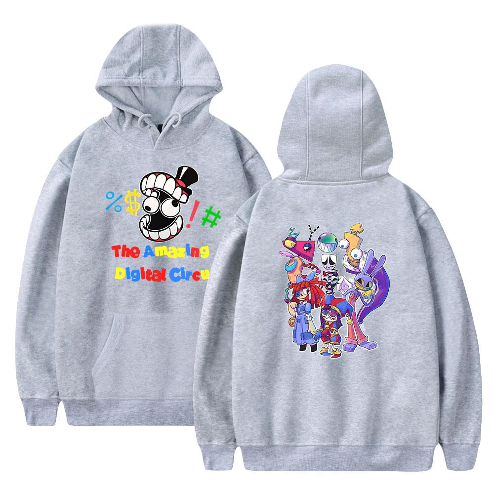 The Amazing Digital Circus Sudadera con capucha para hombre y mujer, unisex, estampado gráfico, Cool Tie Dye, ropa de calle, sudadera con capucha de manga larga