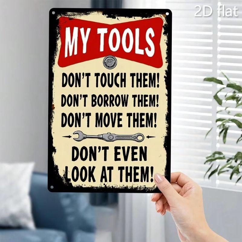 Retro Metal Sign Tin Poster Wall Art Home Decor for Living Room Balcony