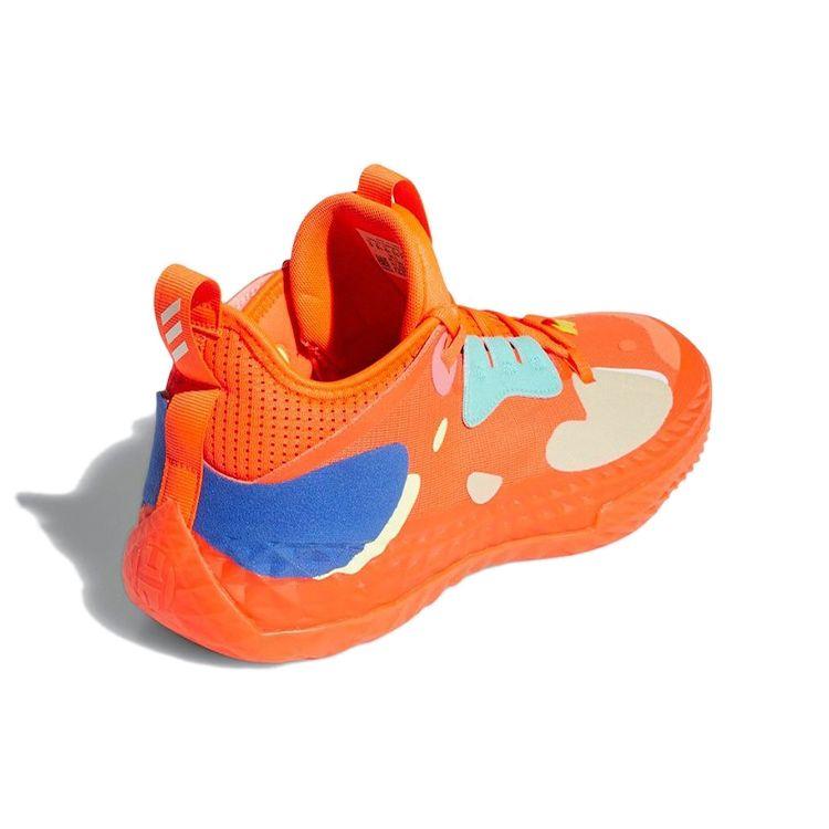 Adidas Harden Vol. 5 Futurenatural Solar Red Men Sneakers Orange Cloud-White Royal-Blue H68684