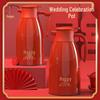 Wedding Joy Red Thermos Set - Warm Pot Pair in Gift Box