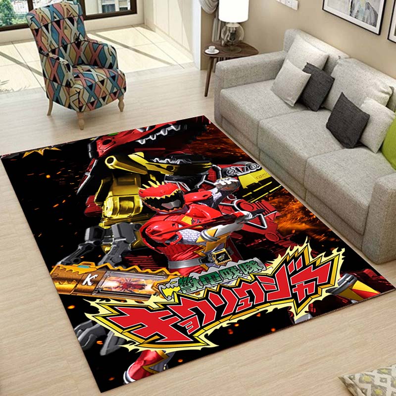 

Bedroom, living room, office swivel chair rug, Super Sentai print, home bedroom bedside bathroom mat, housewarming gift. 60x90cm