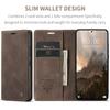 For Xiaomi 14T Pro Case CASEME 013 Series Card Holder Stand Leather Phone Cover