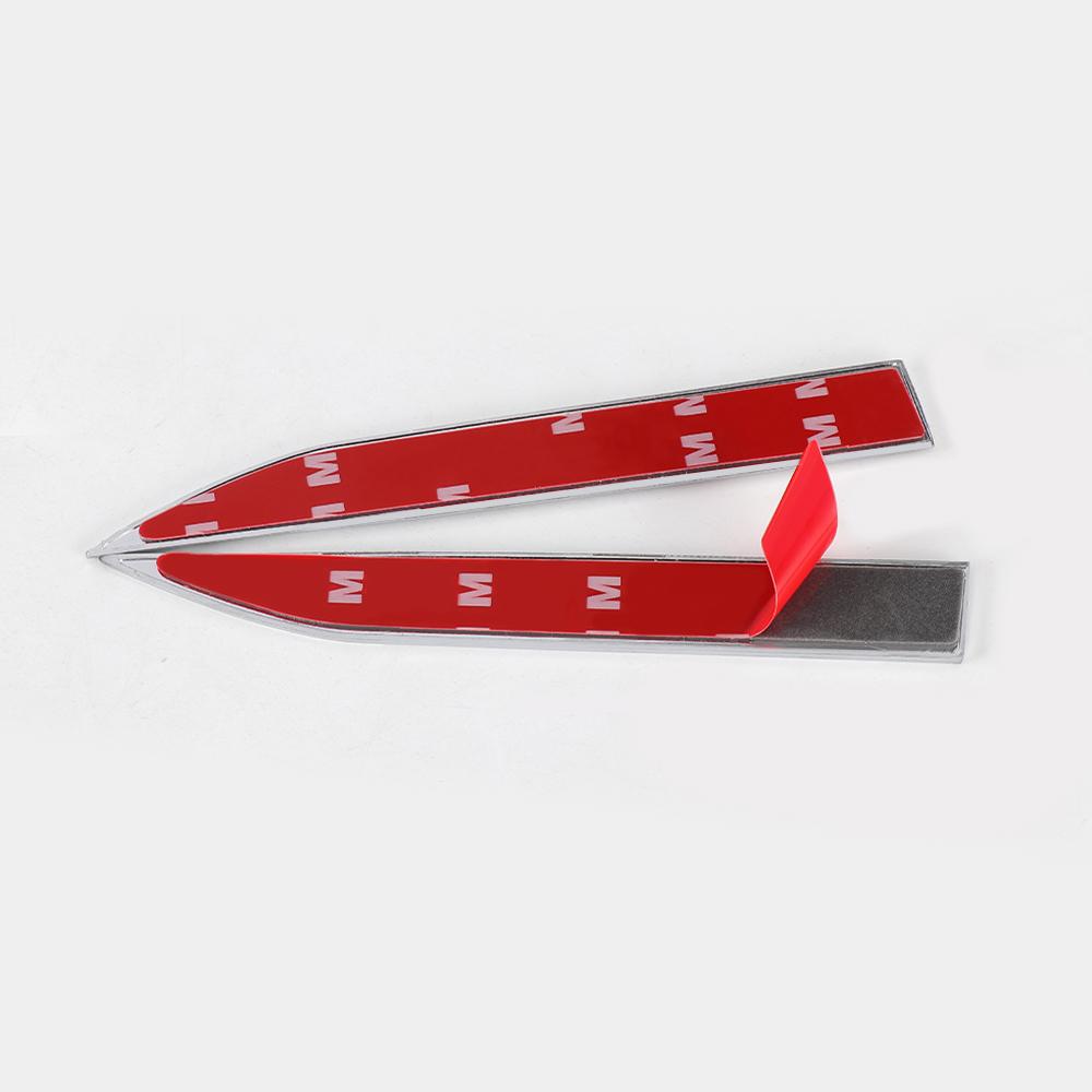 2pcs Metal Logo Car Fender Sticker Side Leaf Board Decal Car Sticker For VW GTI Golf 6 MK4 Jetta Bora Tiguan Passat Accessories Mo0