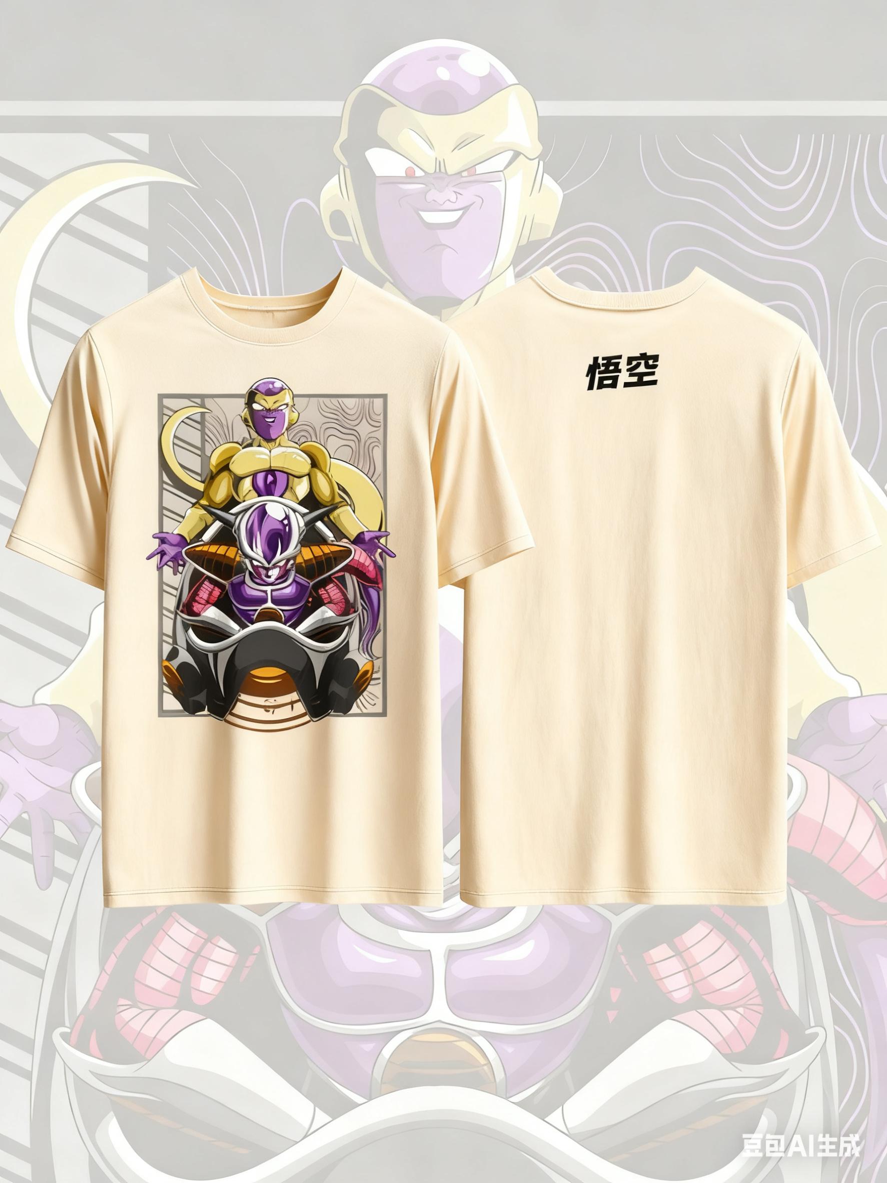 

Dragon Ball Anime Printed Pure Cotton Tshirt for Men and Women Harajuku Street Oversized Anime Peripheral Clothing Tshirt 3XL