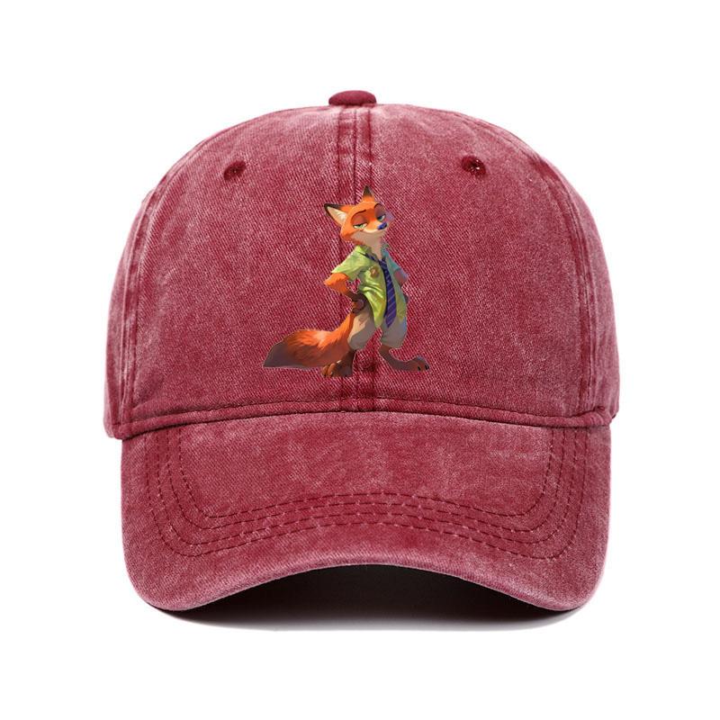 Cartoon Zootopia Three-toedSloth Baseball Cap Couple Women Print Trucker Hat Summer Casual Outdoor Dropshipping Baseball Caps