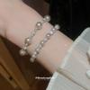 Diamond-encrusted Manta Rose Pearl Gypsy Star Bracelet Exquisite Light Luxury High-end Bracelet Niche Design Bracelet Women