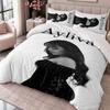 Ayliva 3Pcs Bedding Set Duvet Cover With Two Pillowcases For Bedroom Home Decoration