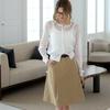 KELLY DONAHUE Round Hidden Linen Cardigan White