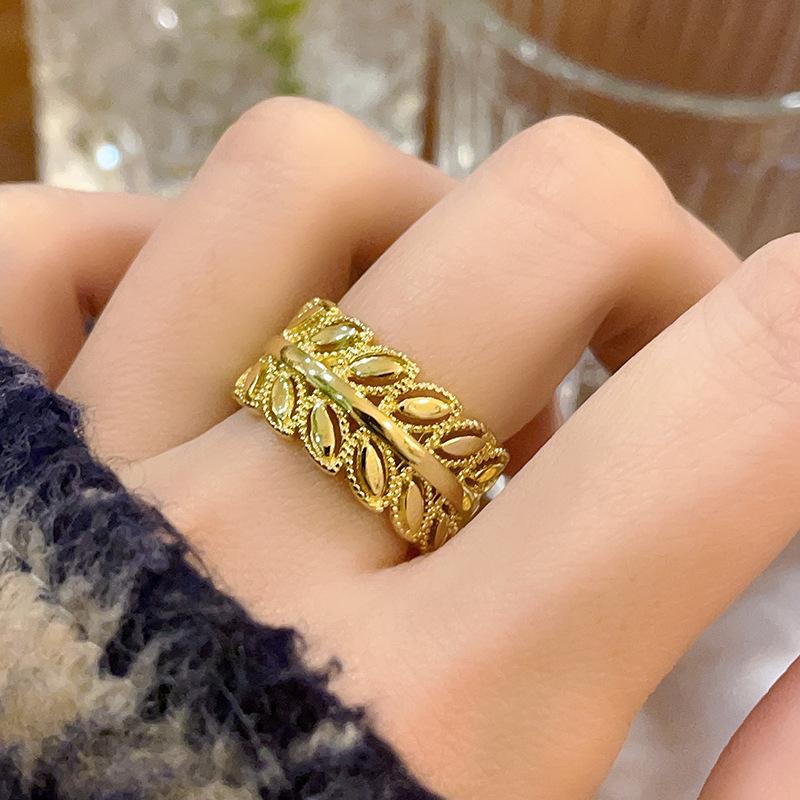 Niche Design Dark Personality Snake Open Ring Stacking Wearing High Sense Fashion Cold Wind Ring