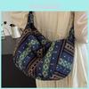 Stylish Large Capacity Vintage Ethnic Duffle Bag Canvas Shoulder Bag Unisex Trendy Design