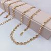 PATAYA 585 Rose Gold Color Love Heart Style Necklace Bracelet Precious Chain