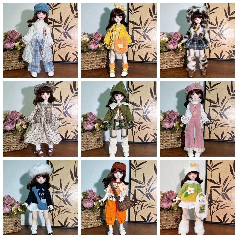 Pretty 30cm Doll Clothes Fashion Doll Accessories Trendy Doll Dress Girl Toy Gift