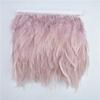 10Meters Leather Pink Rooster Neck Hackle Feather Trim Ribbon Pheasant Feathers Fringe For Crafts Plume Decoration Decor Plumas