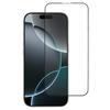 For iPhone 16 Pro Max Screen Protector Ultra Clear Metal Frame+Tempered Glass Film