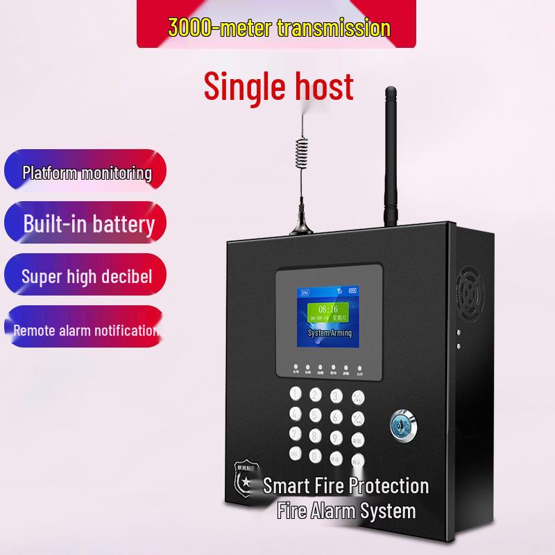 Smart Wireless Smoke Detector for Commercial and Household Use - 3C Fire Sensing System