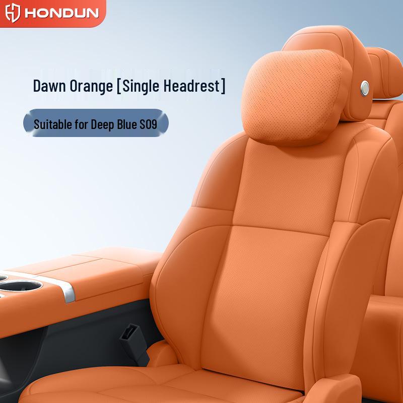 Deep Blue S09 Headrest and Lumbar Support Set - Essential Car Interior Accessories No Specification