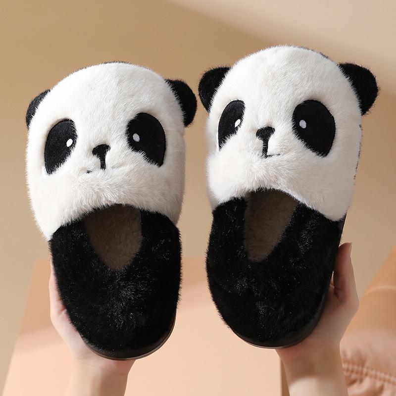 

Женские зимние тапочки на каблуке из хлопка «Панда» — уютные, нескользящие, с бархатистым плюшем для тепла 38-39 for 37-38 feet