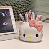 Latest   Animation Cute Pen Holder, Student Stationery, Desktop Makeup Organizer, Decorative Holiday Present For Kids