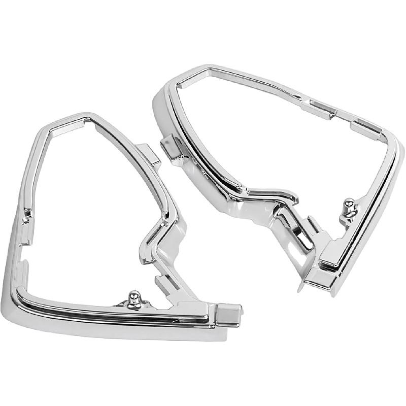 Gloss/Vivid Black Mirror Mount Cover Base Trims Fit for Honda Goldwing 1500 GL1500SE GL1500 GL1500I Interstate 1988-2000
