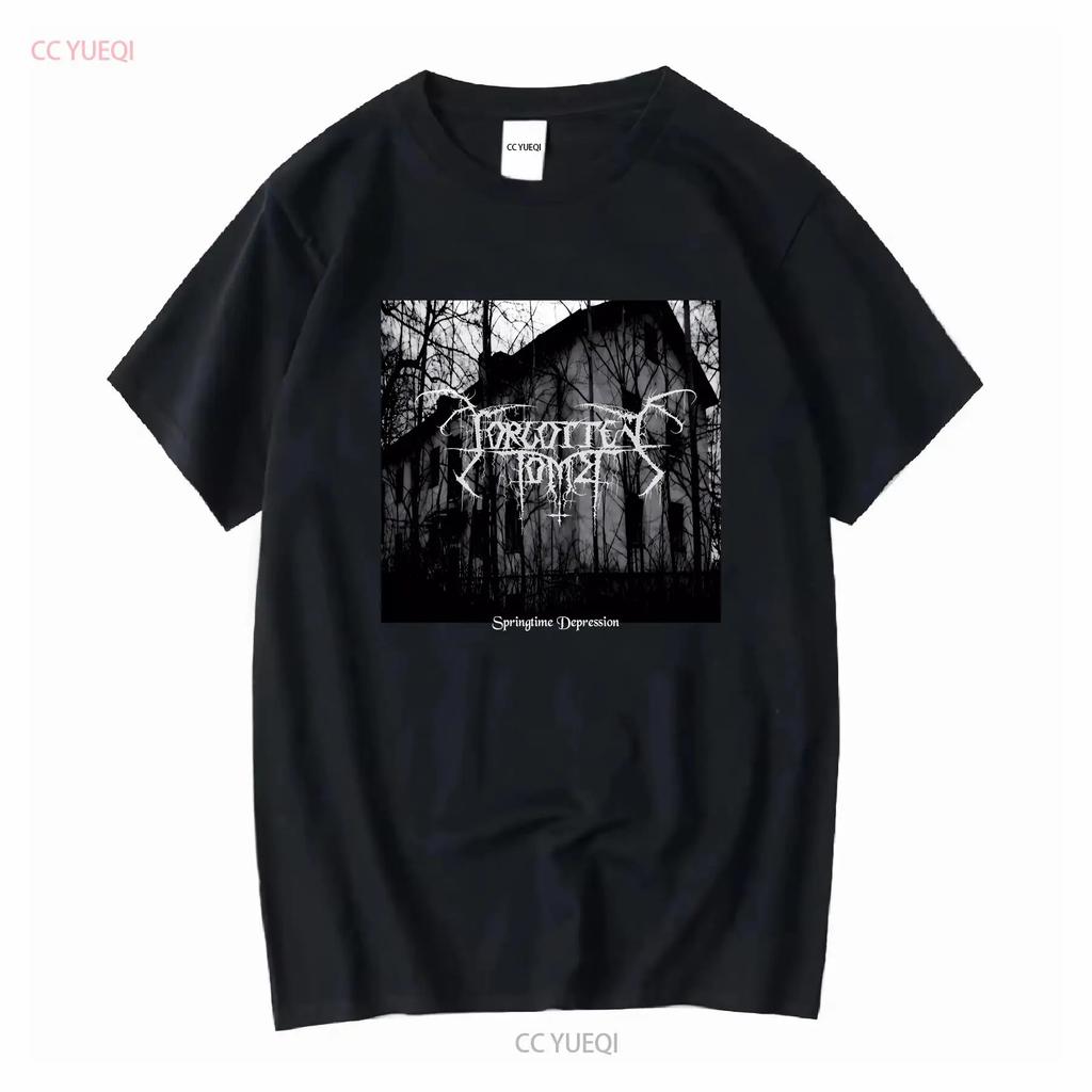 Forgotten Tomb Springtime Depression Black T Shirt Fullsize S 5XL long or short sleeves vintage Washed Breathable Soft