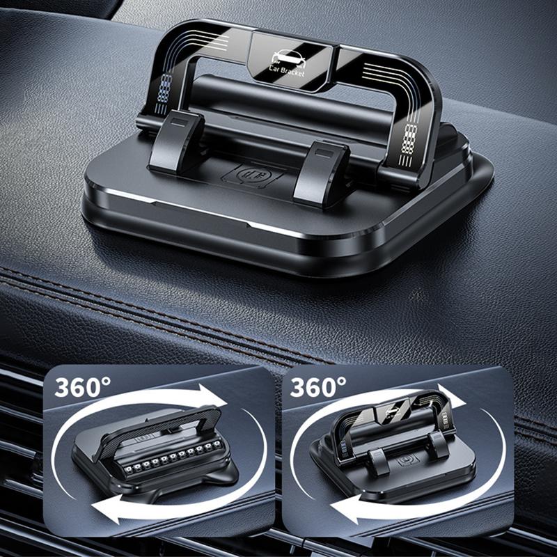 SEAMETAL Car Phone Holder 360 Degree Rotable Mobile Phone Holder Parking Card Car Bracket GPS Stand Support in Car Accessories
