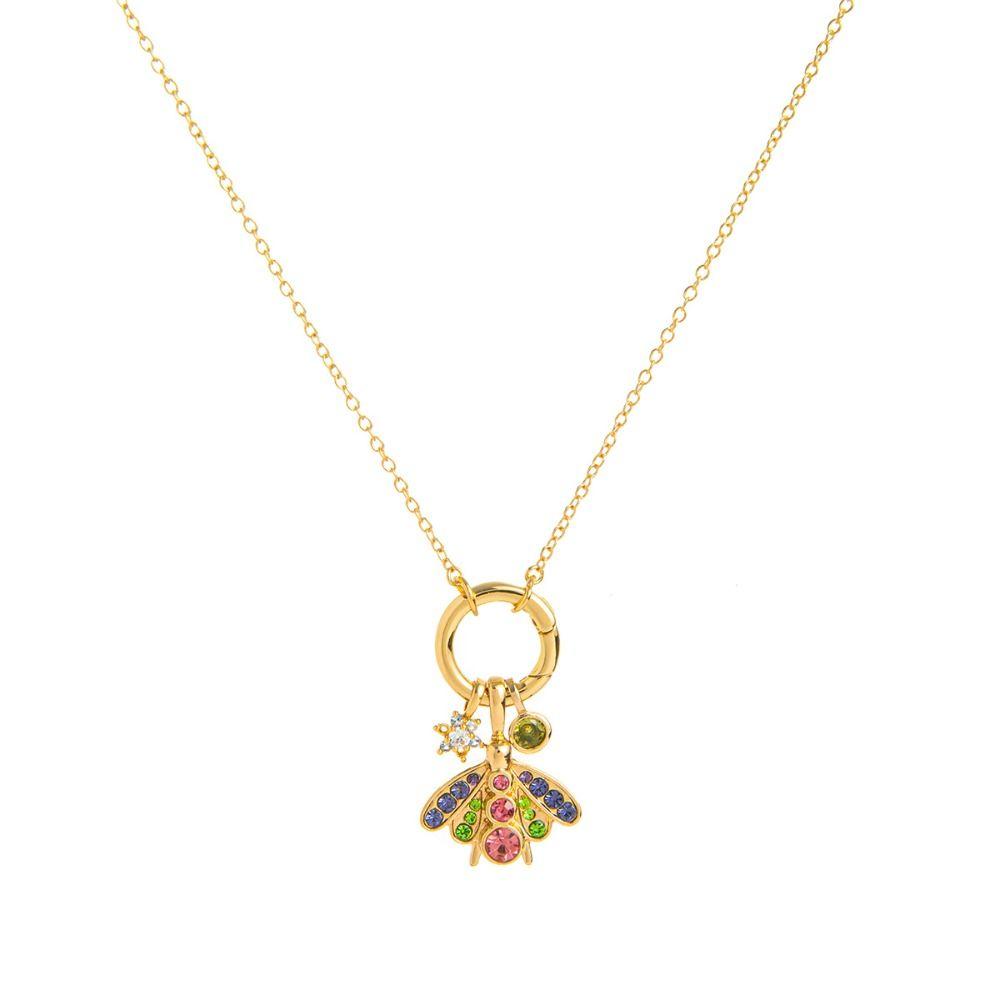 Toucan Strawberry Pattern Necklace Retro European Style Crystal Chain Choker  Travel