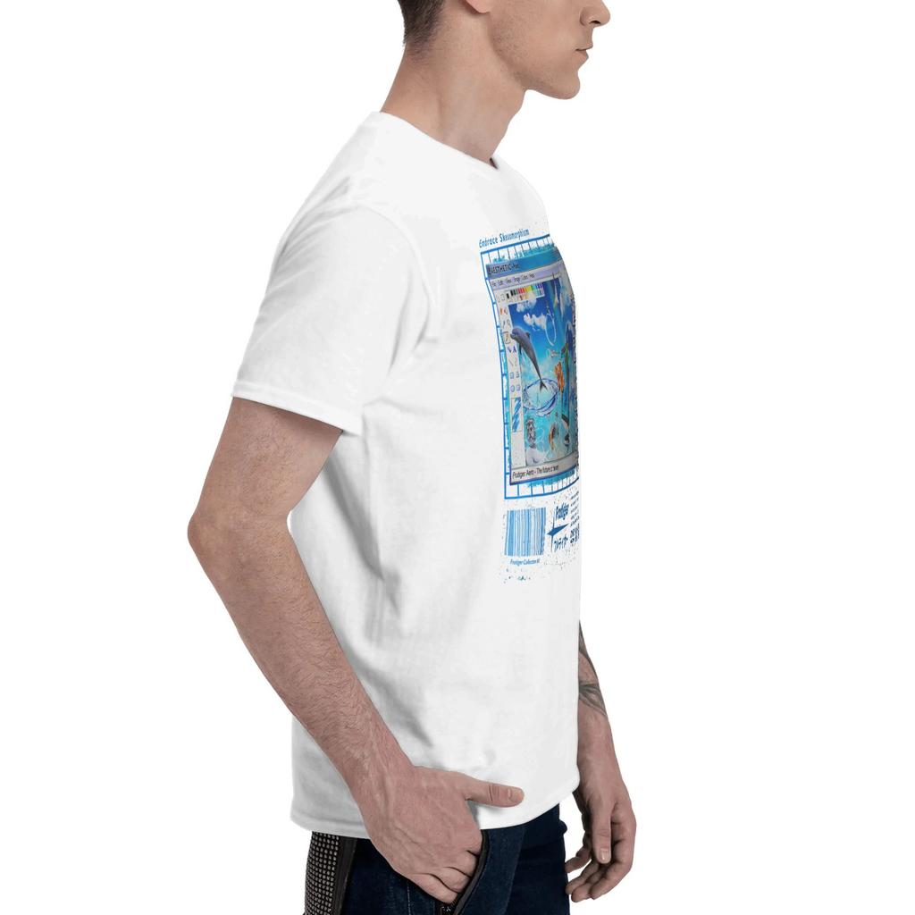 Frutiger Aero Fashion Collection T-Shirt Cotton Tops Design Special Street Classic Tee Shirt