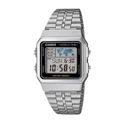 Refurbished Casio Alarm Světový čas Digitální Pánské hodinky A500WA-1DF