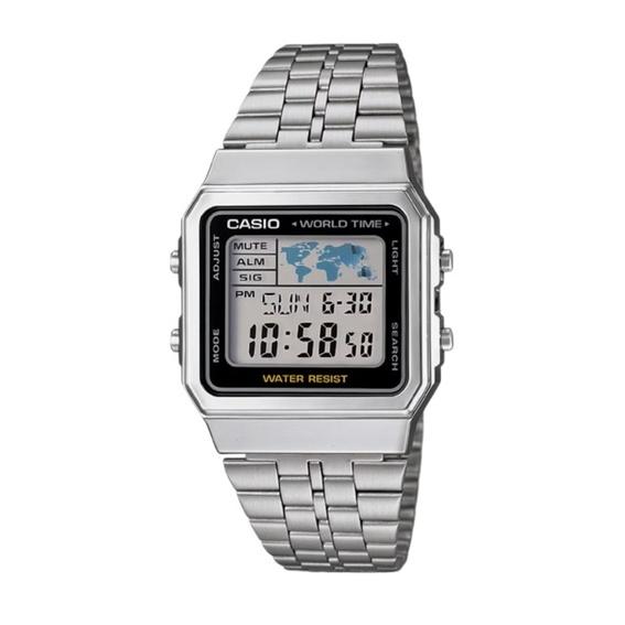 Refurbished Casio Alarm World Time Digital A500WA-1DF Men s Watch