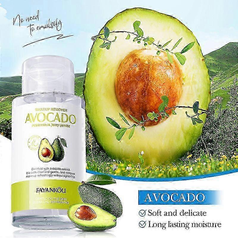 Avocado-Extrakt Sanfter Make-up-Entferner - Keine Emulgierung, Vaseline-Formel, Tiefenreinigung für empfindliche Haut, Feuchtigkeitsspendend & Erfrischend, Alle