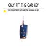 Leather Car Key Case For Vw Volkswagen Golf Vii Mk7 Gti Jetta 4 Buttons Flip Keychain Hoder Remote Control Fobs Protector Cover
