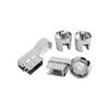 Shower Screen Hinges With Chrome Plating Perfectly Designed ABS Brackets For 6mm Glass Enhances Bathroom Aesthetics