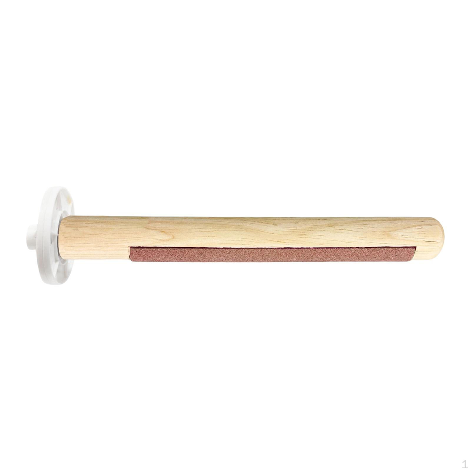

18cm Bird Perch with A Play And Resting Surface, Sharpening Comfortable Handle. Ideal коричневый