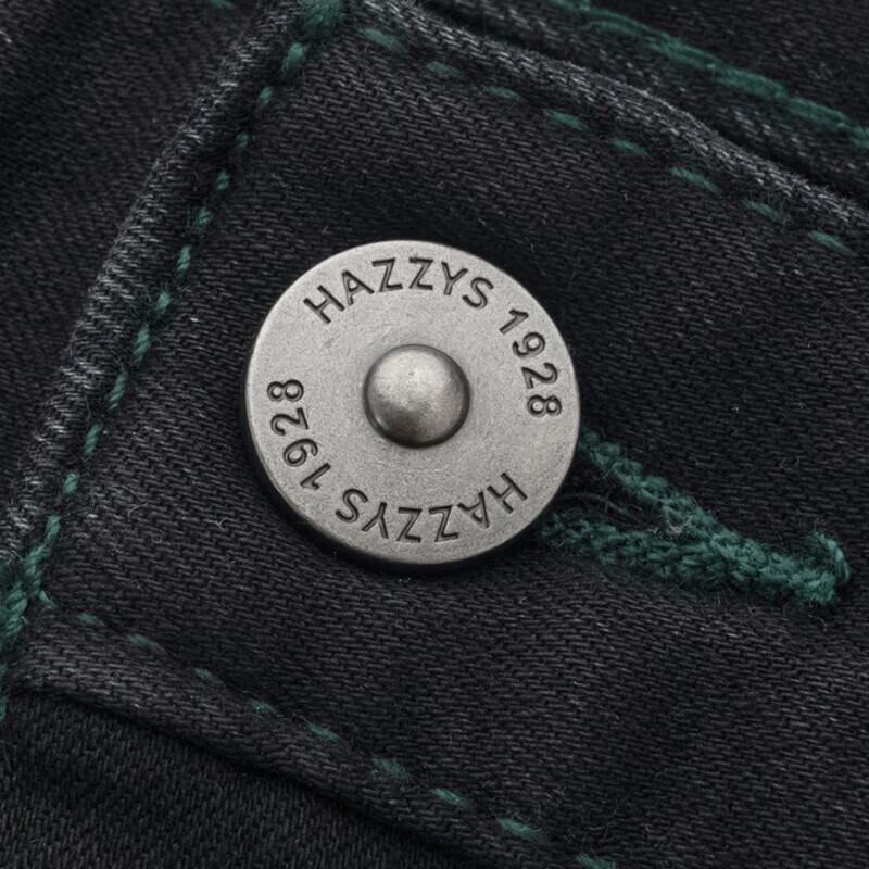 HAZZYS Men's PHIZ Classic Washed Straight-Leg Jeans