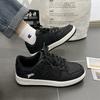 Wind retro black silk skateboard shoes men's niche design sense sports and leisure shoes trendy versatile couple shoes