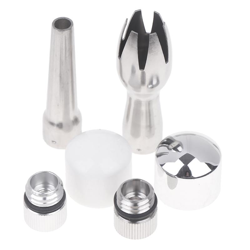 1 יחידה 6 סגנונות חלק מתקן קצפת טיפים מוקצפים פתח הרכבה כיסוי מקציף מחזיק פתח קישוט למקציף קצפת