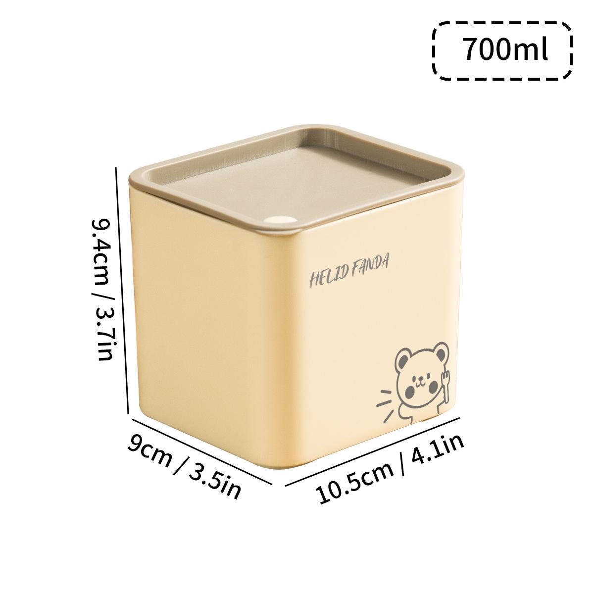 

WORTHBUY кухонный контейнер для хранения еды, квадратный ящик для хранения с крышкой, пластиковый резервуар для хранения специй, банка для хранения сушеного перца