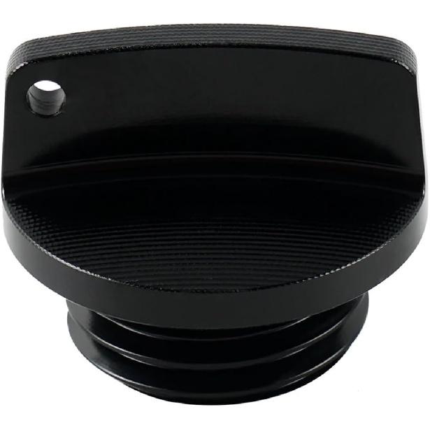Motorcycles CNC Billet Oil Filler Cap Plug Compatible with Yamaha FZ07 MT07 YZF R1 XVS650 XVS1100 XVS1300 V-Star 650 1100 XV535 XV950 YFM600(Black)