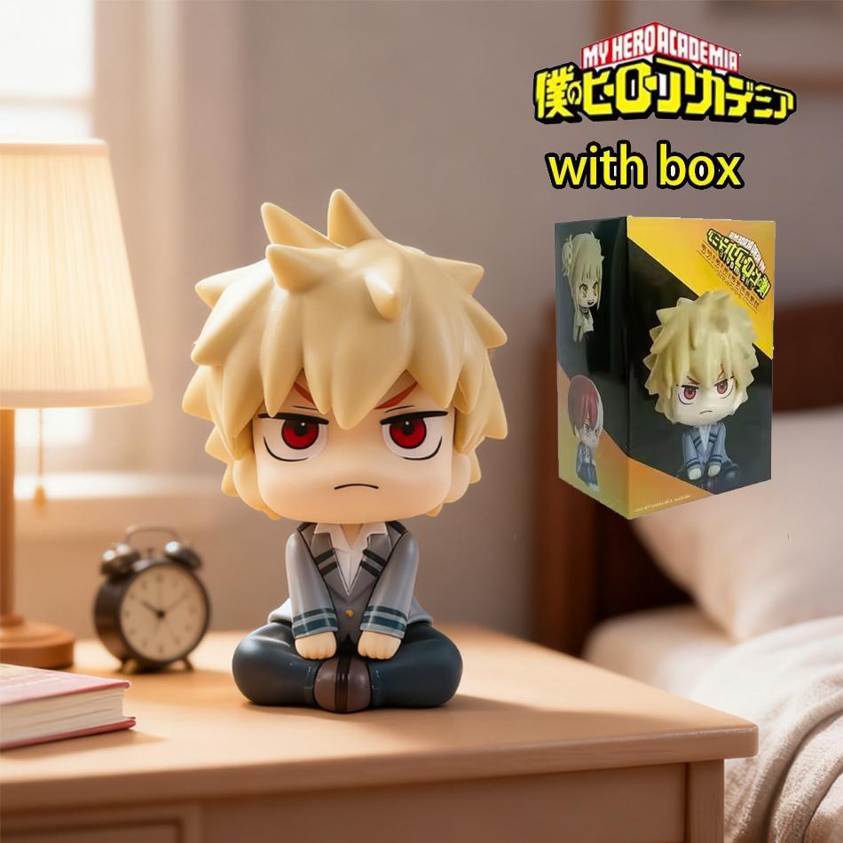 10CM Anime My Hero Academia Bakugo Katsuki Action Figure No Model Toys Kids Christmas Gift for Poseable Articulated Scale Detailed Movable Collectible