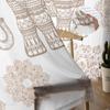 Bohemian Animal Elephant Pattern Sheer Curtains for Kids Bedroom Living Room Voile Window Curtains Tulle Drapes