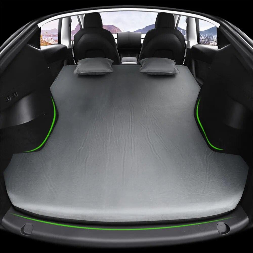 

Для Tesla Model 3 Model Y 2017-2022 надувной надувной матрас для кемпинга, надувная специальная автомобильная дорожная кровать, замшевая ткань