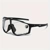1PC men's and women's integrated light-changing bicycle glasses, large frame PC material, sports glasses with anti-glare glasses, for protection