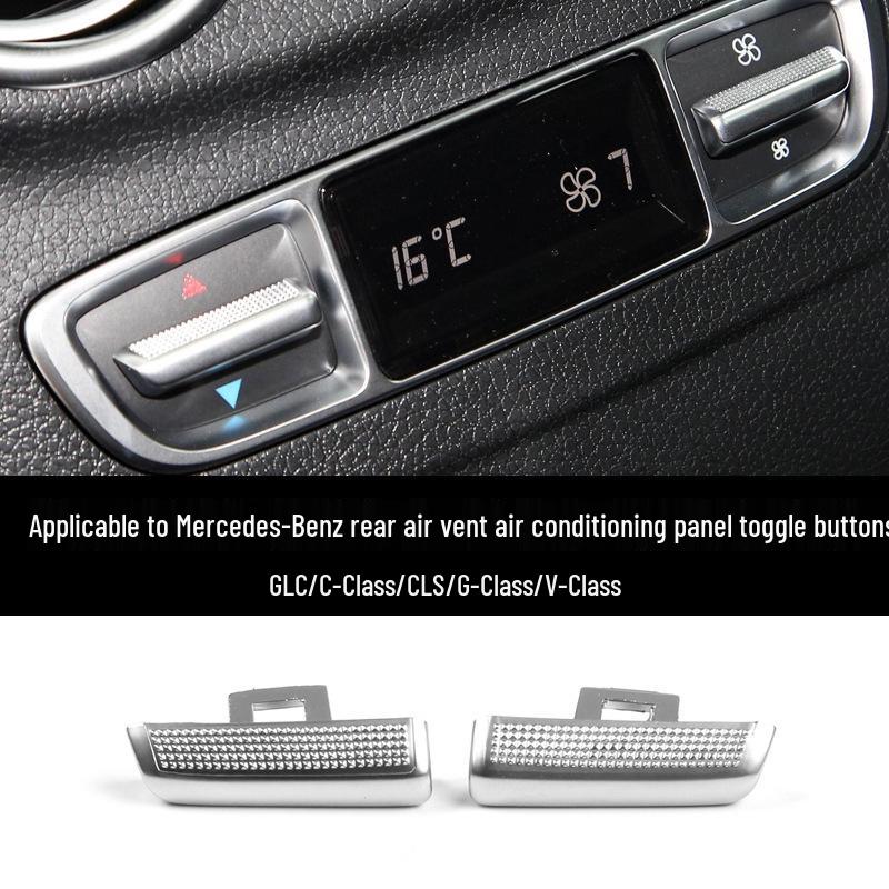 

Rear Air Vent Climate Control Toggles for Mercedes-Benz GLC/C-Class/CLS/G-Class/V-Class Temperature Control Button [Left]