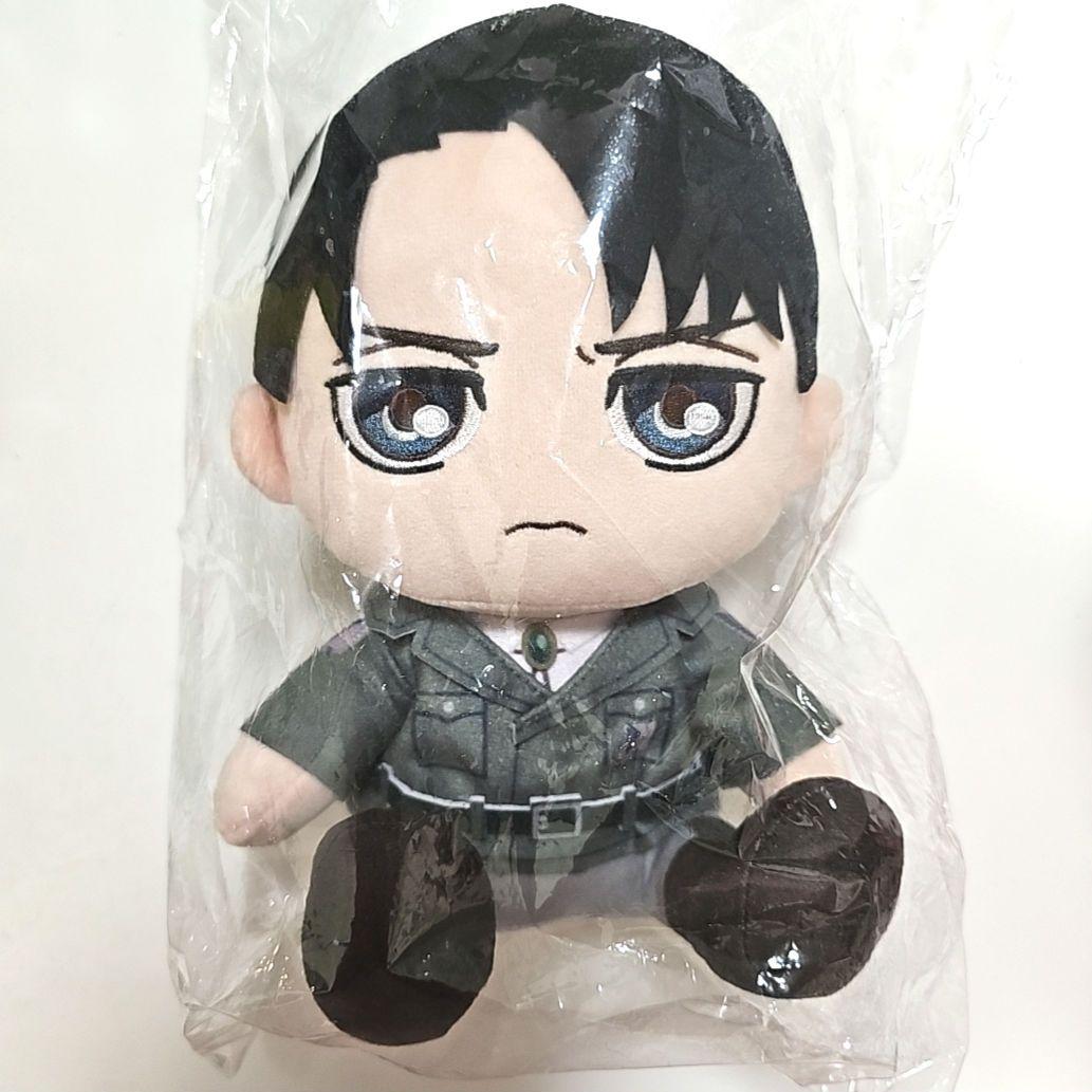 

[USED] Attack on Titan Limited Edition Plush Toy 03/Sitting Ver. Levi