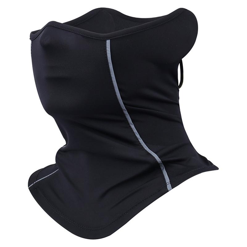 Reflexní polomaska na noc na jízdu v létě z ledového hedvábí Ochrana proti slunci Prachotěsný nákrčník Šátek Sportovní bandana Muži Ženy