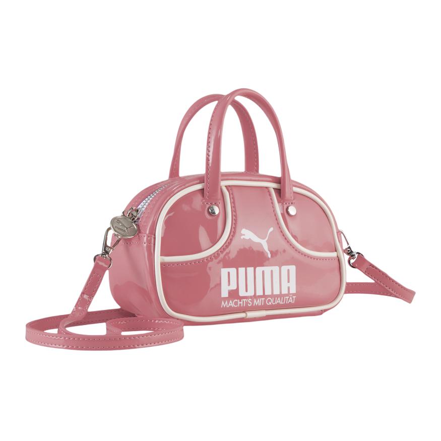 Puma Logo Versatile Synthetic Leather Shoulder Crossbody Handbag Women handbags Wild-Pink 091824-12 Wild Powder