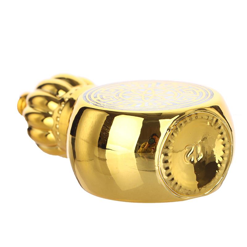 10Ml Portable Essential Oil Roller Bottle Gold Crown Shape Perfume Bottles