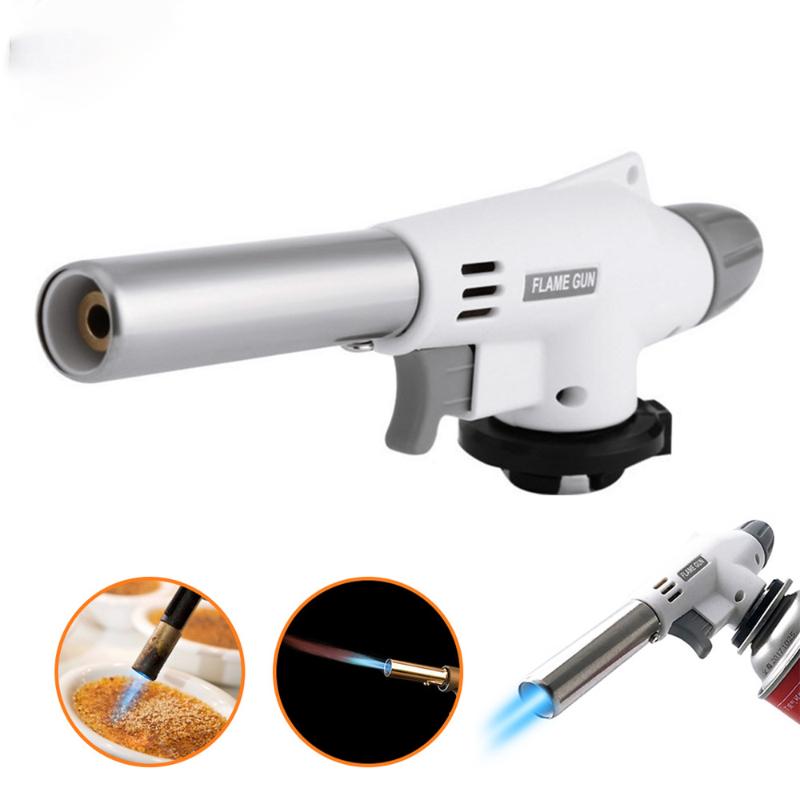 Welding Gas Burner Flame Gas Torch Flame Gun Blowtorch Cooking Soldering Butane AutoIgnition gas-Burner Lighter Heating