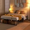 Metal Bed Frame 13 Inch with 3 in 1 Steel Support Heavy Duty Metal Platform Bed Frame No Box Spring Needed Mattress Foundation