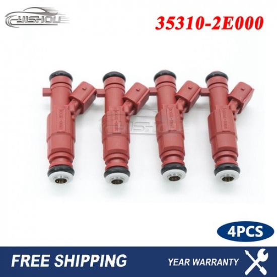 Set 4 Fuel Injectors 35310-2E000 For Hyundai Elantra 1.8L 2011-2013 353102E000